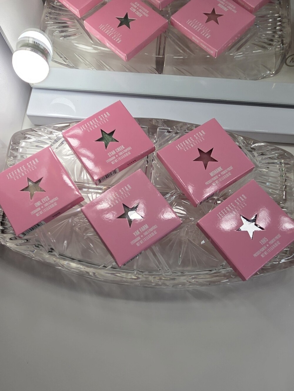 JEFFREE STAR ARTISTRY SINGLES 5 PC EYESHADOW BUNDLE NEW IN BOX